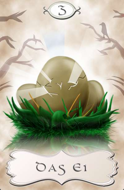 Seherkarte Das Ei
